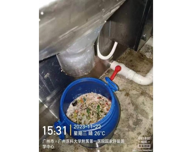 广州医科大学附属第一医院食堂餐厅油污水处理设备安装